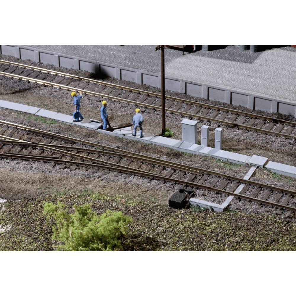 Auhagen 41620 H0 kabelgoten en 5 schakelkasten Bouwpakket