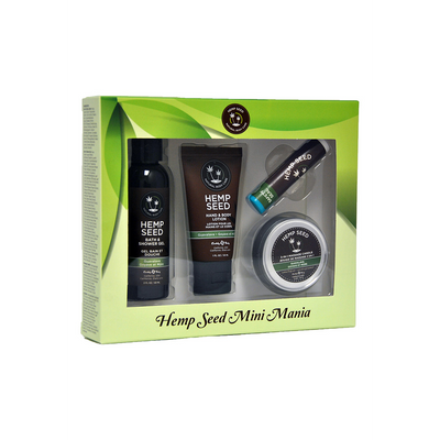 Earthly body Hemp Seed Mini Mania Travel Set