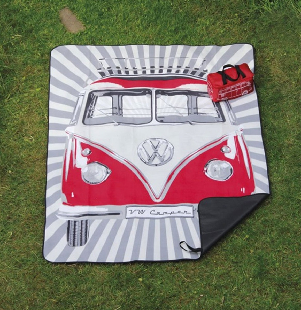 VW Volkswagen Picnic Kleed Rood