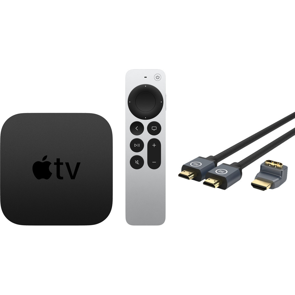 Apple TV 4K (2021) 64GB + BlueBuilt HDMI 2.1 Kabel