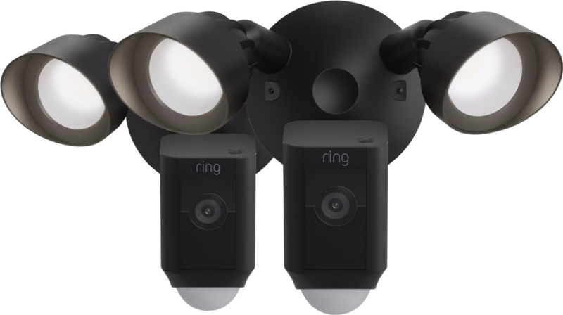 Ring Floodlight Cam Wired Plus Zwart Duo-pack