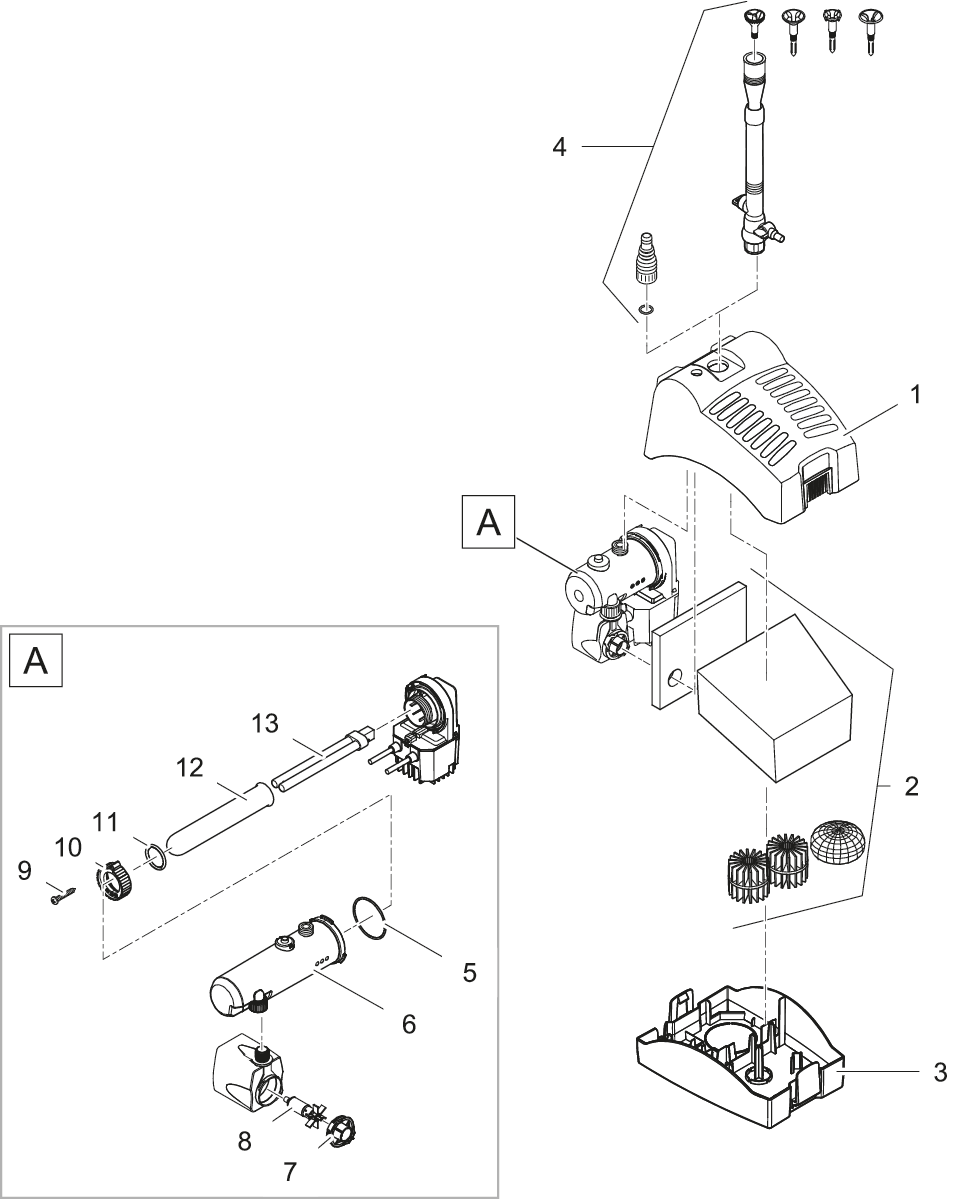 Pontec Kap PondoRell 3000 - Weerbestendige Vijverkap, Gemakkelijke Installatie, Optimale Filtratie