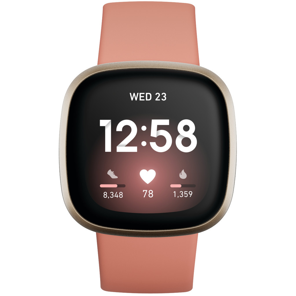 Fitbit Versa 3 Roze/Goud