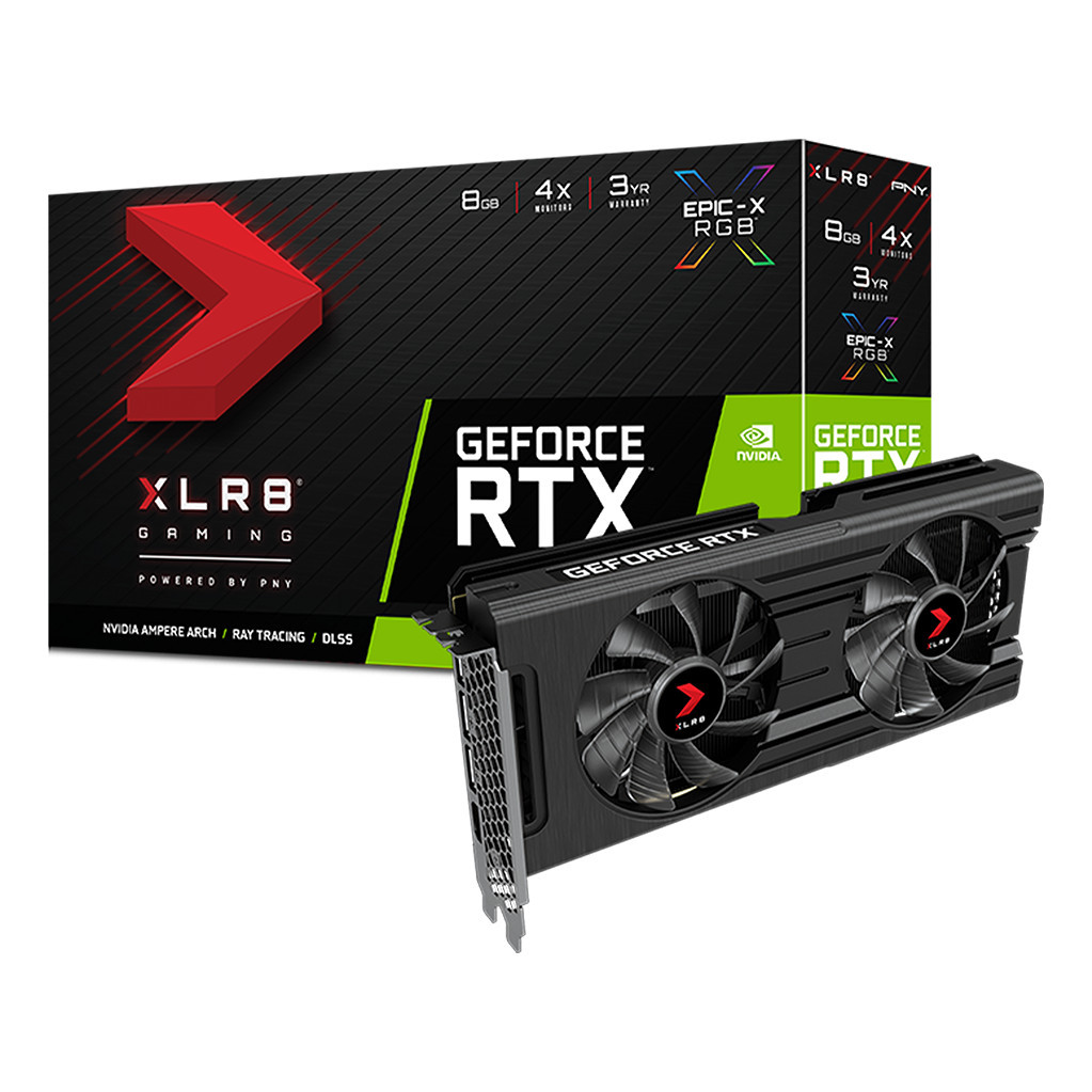 PNY GeForce RTX 3050 8GB Revel Dual Fan LED RGB