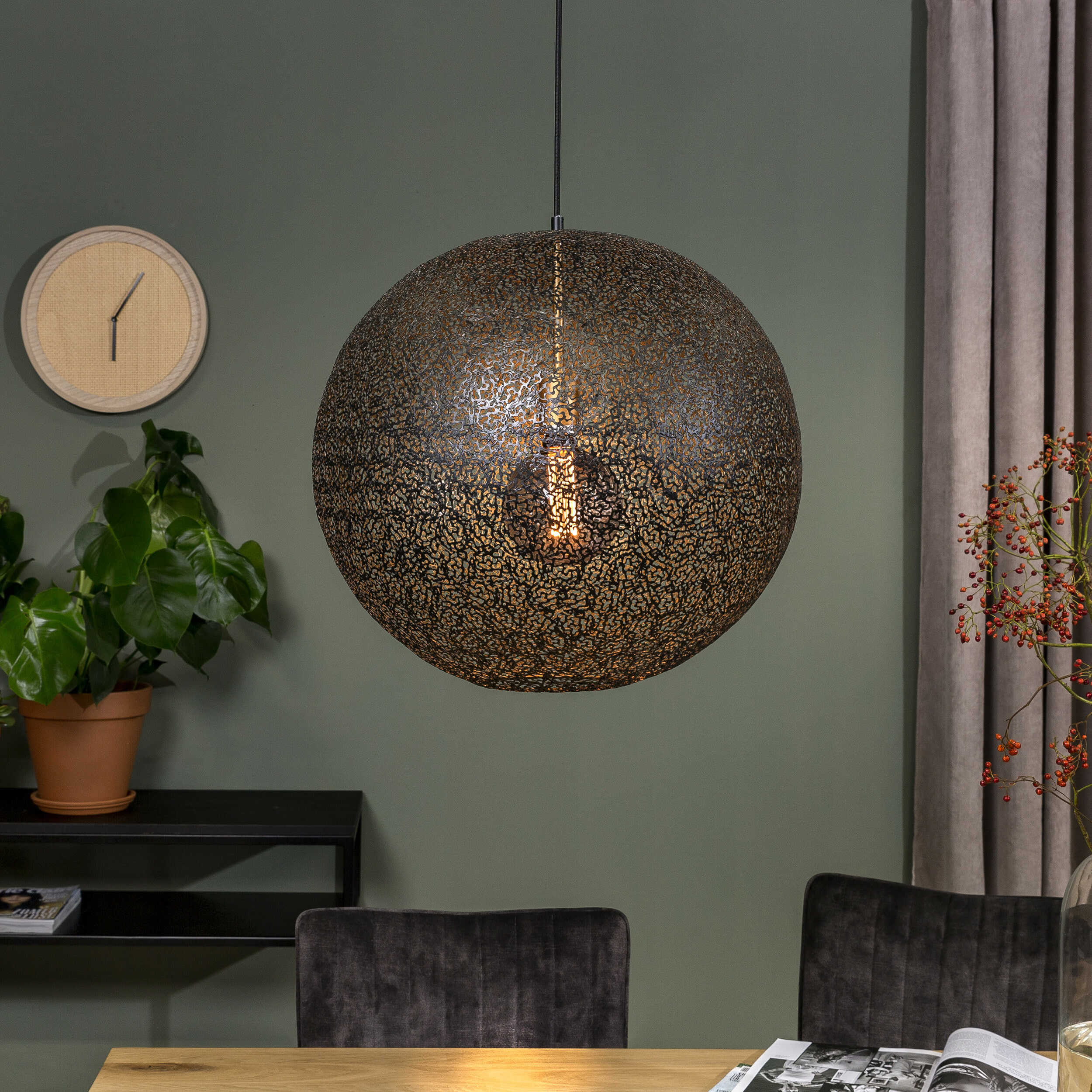 BASE Hanglamp Lovi - Zwart