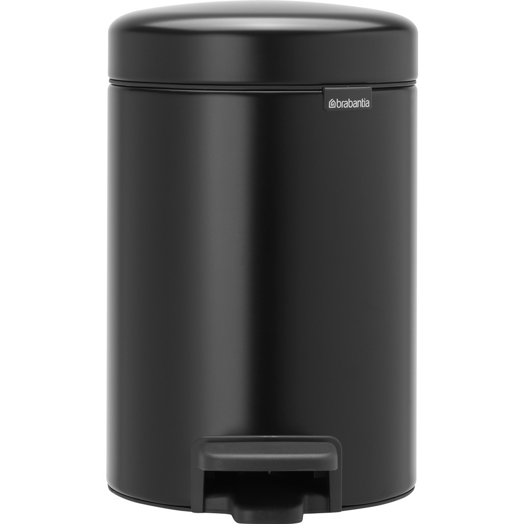 Brabantia NewIcon Pedaalemmer 3 Liter Matt Black