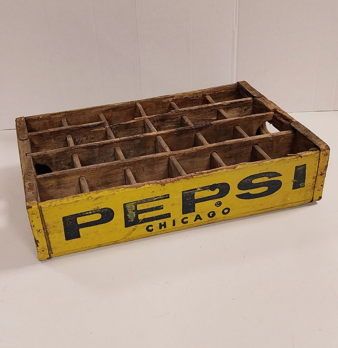 Pepsi Chicago Vintage Houten Krat - Origineel