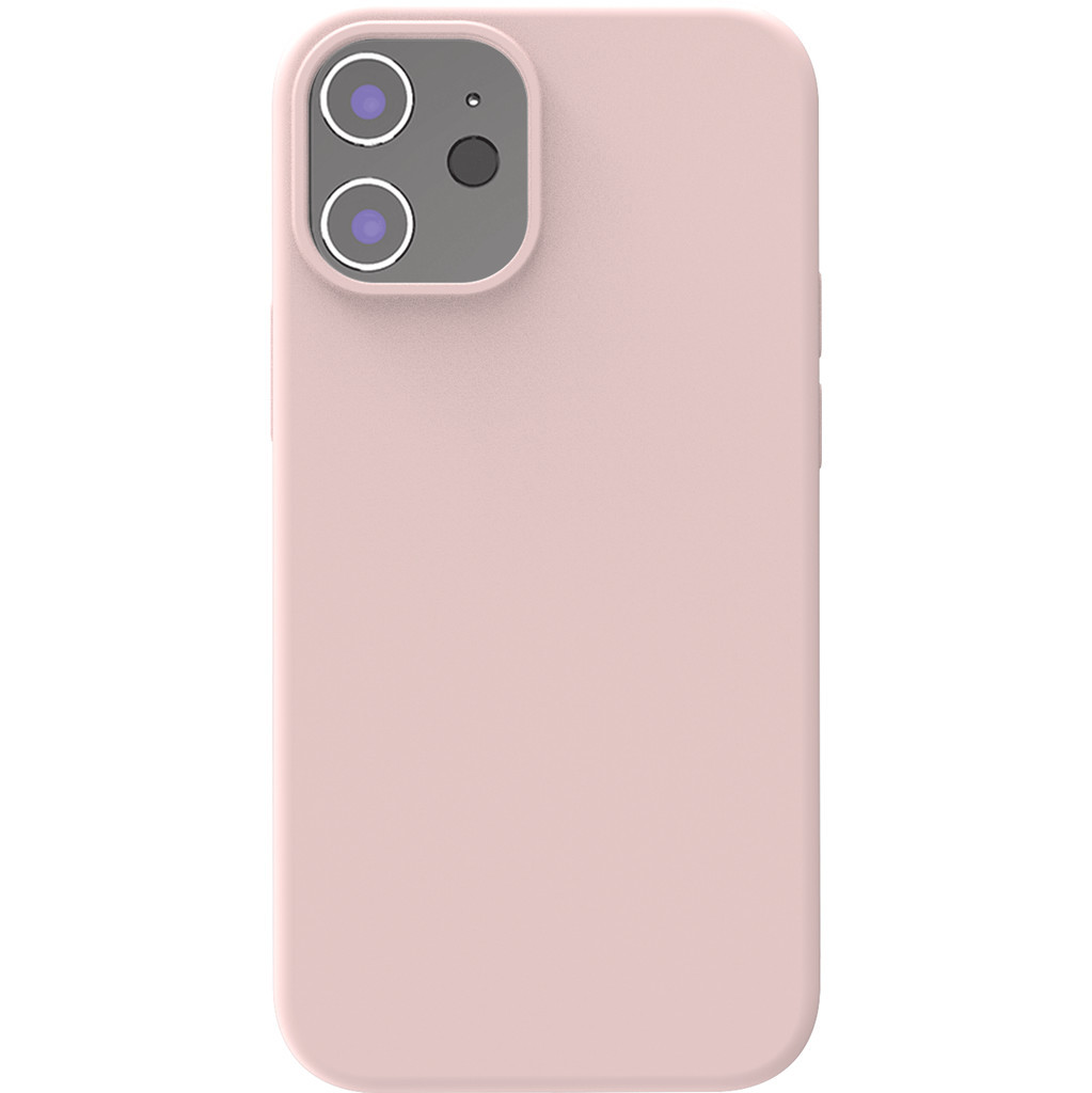 Azuri Back Cover iPhone 12 mini Siliconen Back Cover Roze