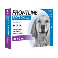 Frontline Spot-on hond L / 20-40 kg 4 pipetten