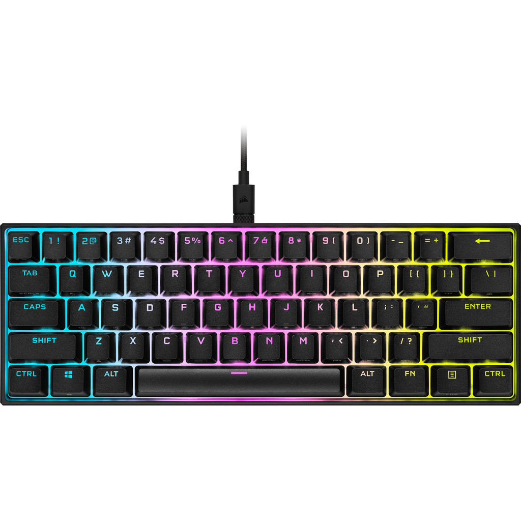 Corsair K65 RGB Mini Mechanisch Gaming Toetsenbord Cherry MX Red Qwerty