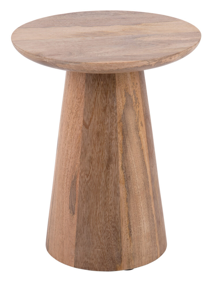 Leitmotiv Bijzettafel Force Mangohout, ø40cm - Naturel - Rond