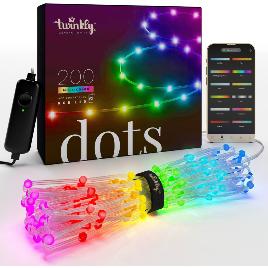 Twinkly Dots Lichtketting Kleur 10m