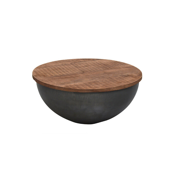 Brix Salontafel Suzan Bowl met klep - Hout - Rond