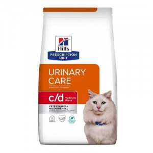 Hill&apos;s Prescription Diet C/D Multicare Stress Urinary Care kattenvoer met zeevis 2 x 8 kg