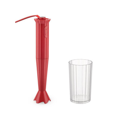 Alessi Plissé Staafmixer rood