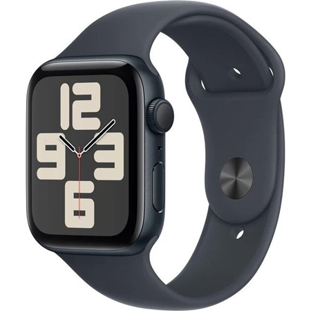 Apple Watch SE GPS Middernacht 44mm S/M