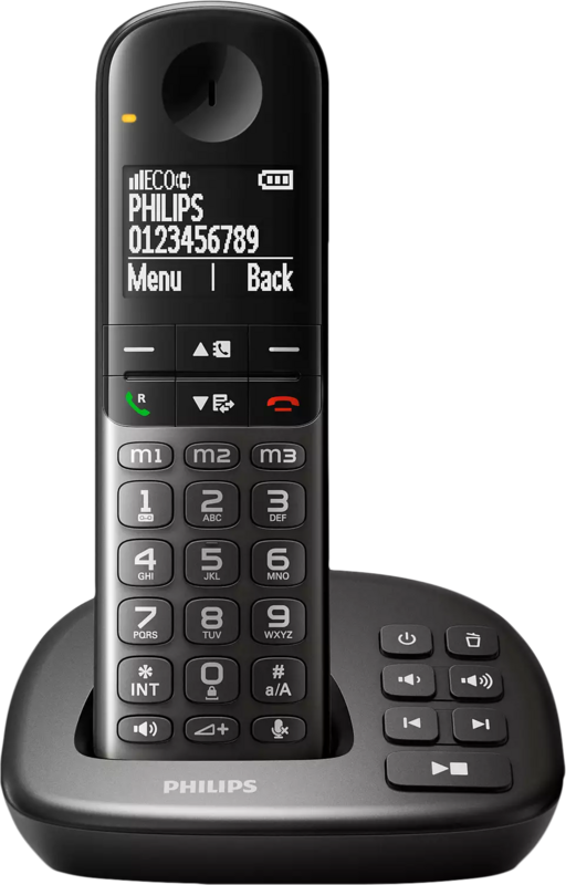 Philips DECT Draadloze Telefoon XL met Antwoordapparaat