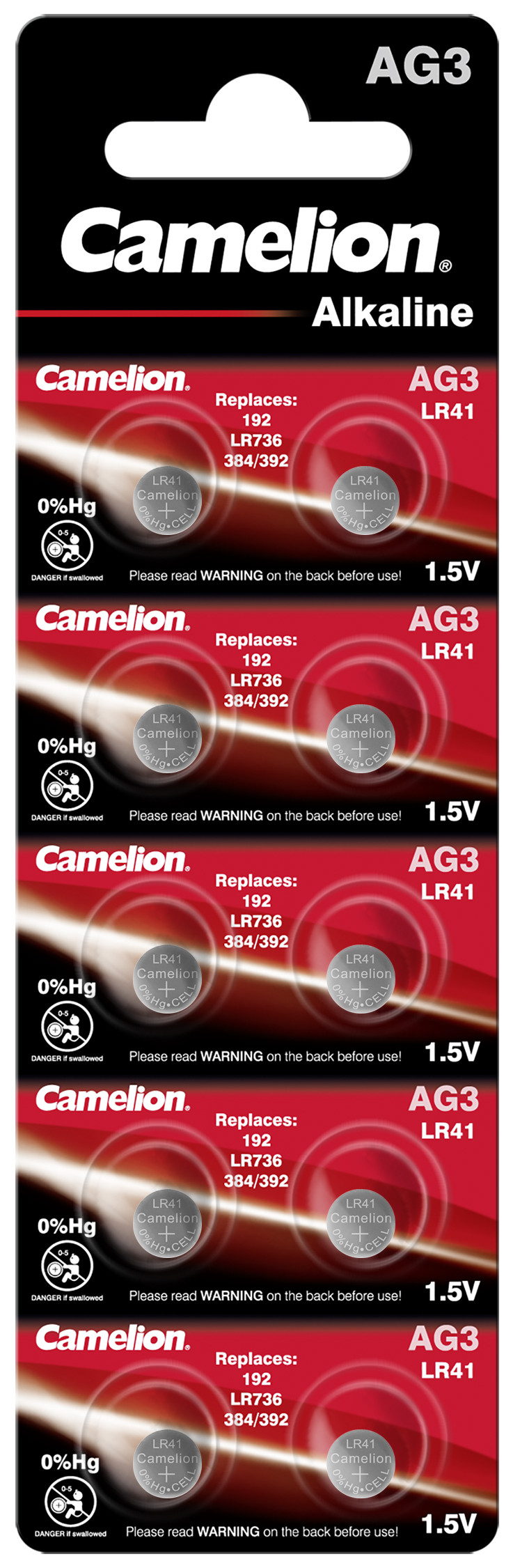 Camelion AG3 - LR41 10x