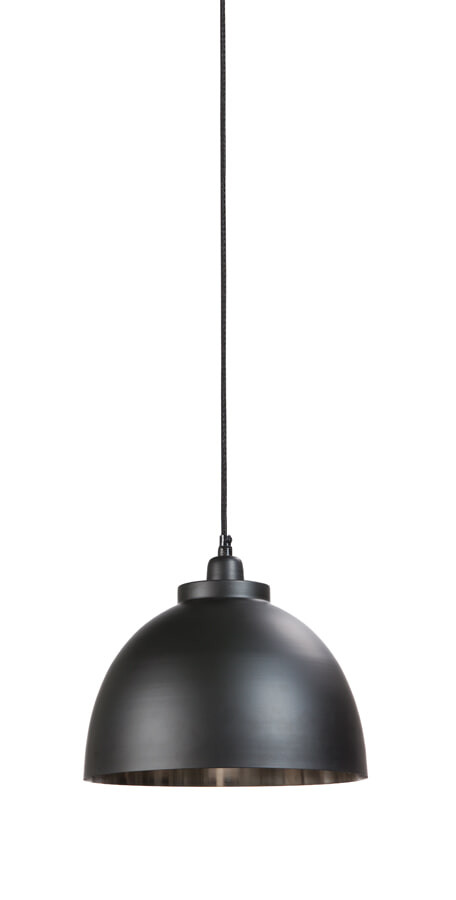 Light & Living Hanglamp 'Kylie' 30cm, zwart-mat nikkel