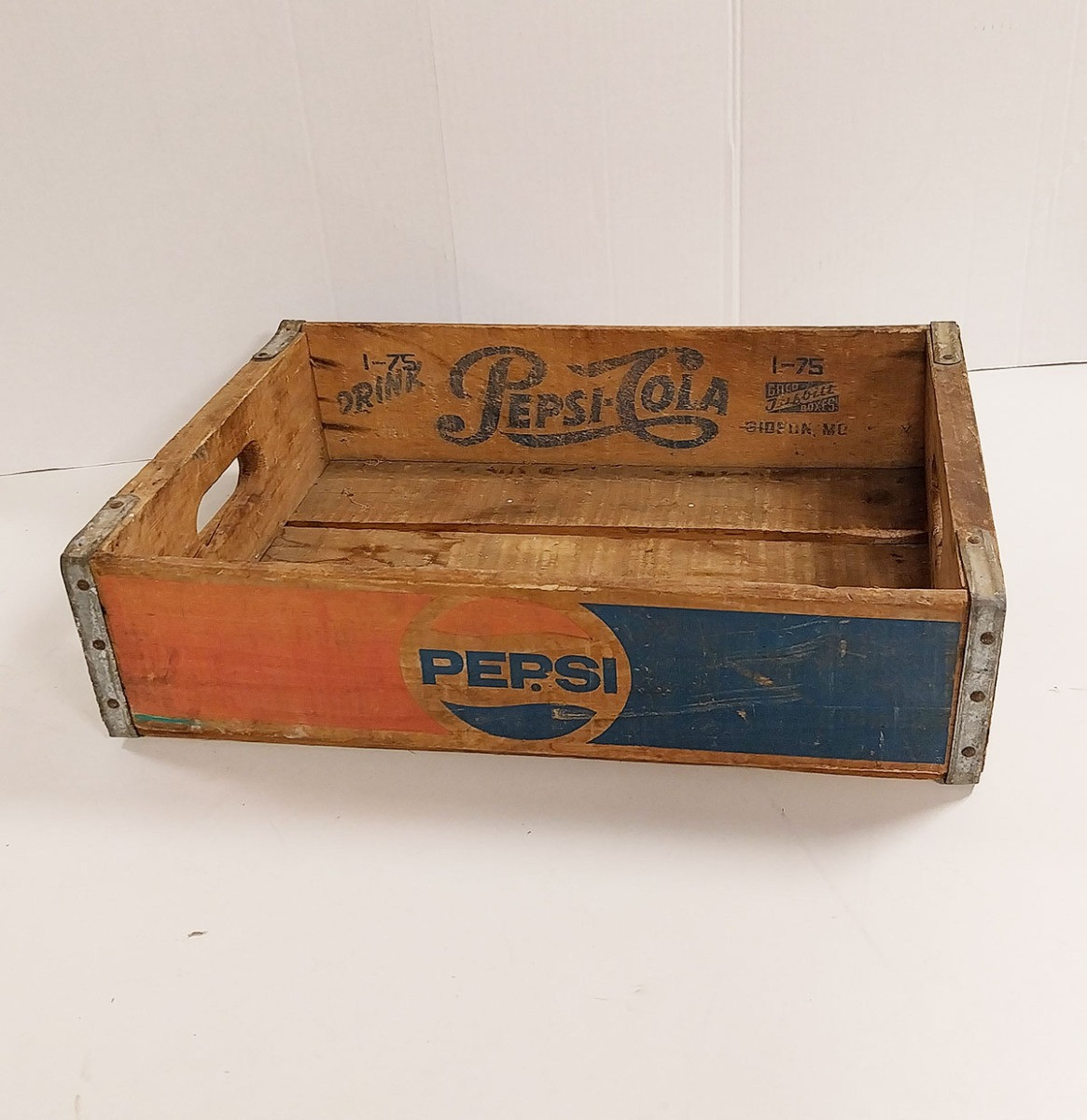 Vintage Houten Pepsi Krat - Origineel