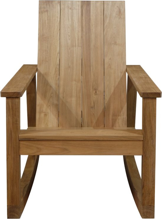 Adirondack rocking Frame teak wood Knock-Down - Chill Dept