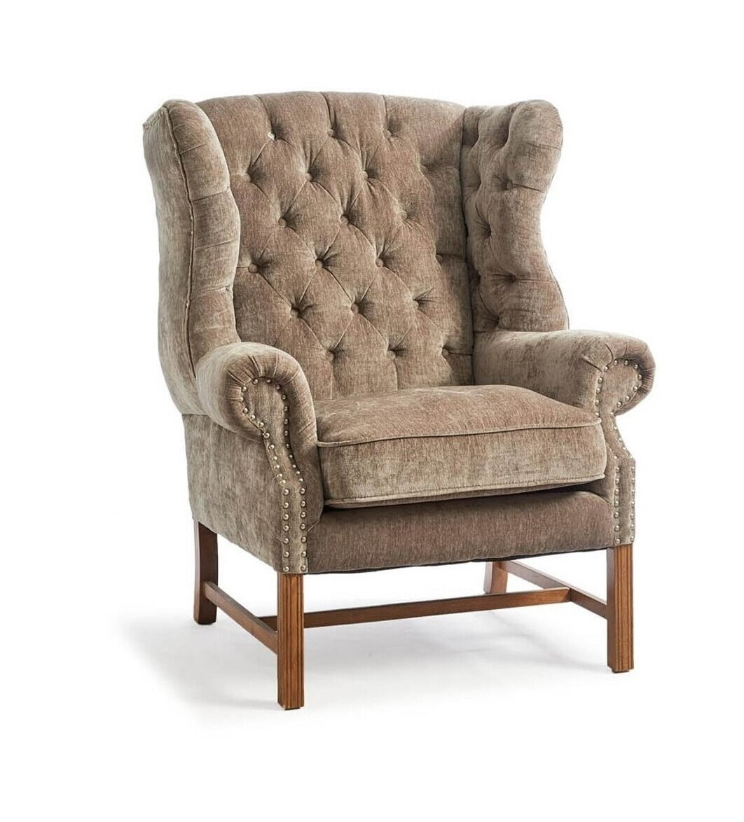 Rivièra Maison Fauteuil Franklin Park Velvet - Beige,Taupe