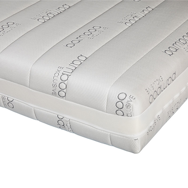 Matras Bamboe Deluxe 3D - 80x200 cm met Micropocketvering Kern - Van Dekbed Discounter - Comfort: Medium - Dekbed-Discounter.nl