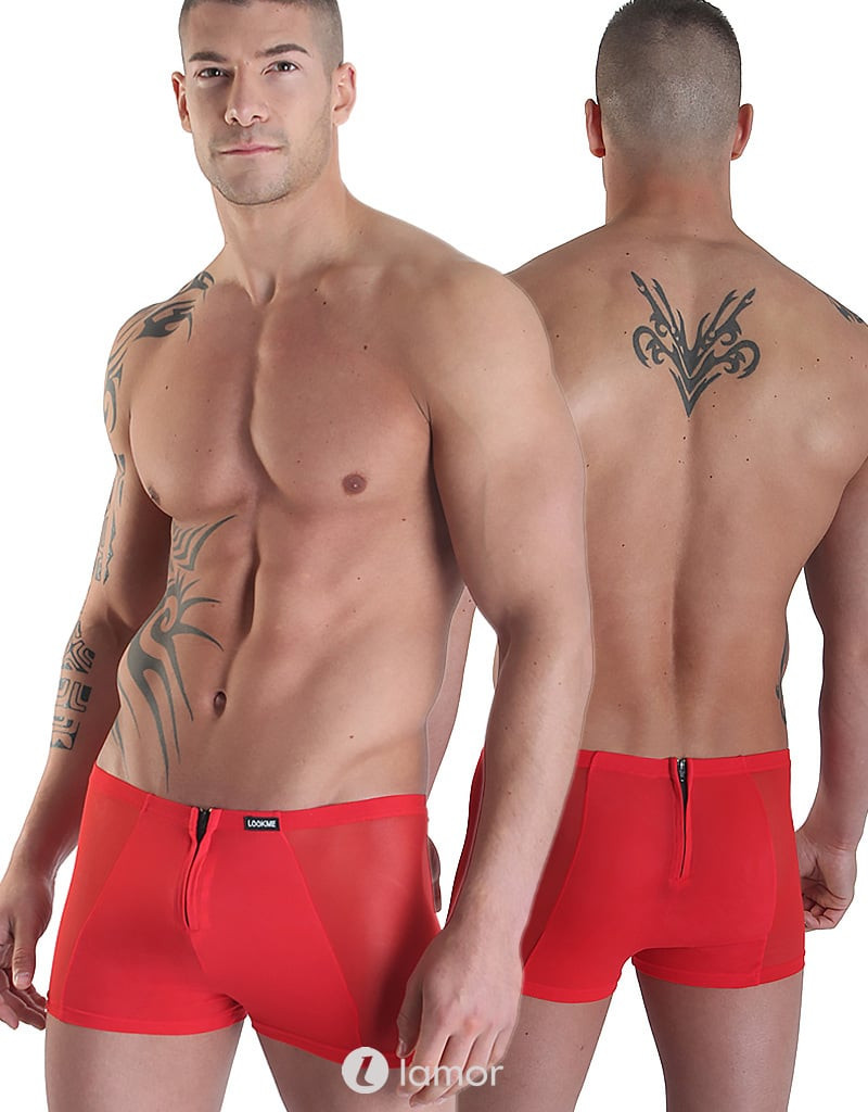 * Look Me Rode heren boxershort Wiz