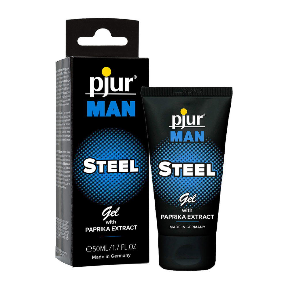 MAN - Steel Gel - Lubricant and Massage Gel - 2 fl oz / 50 ml