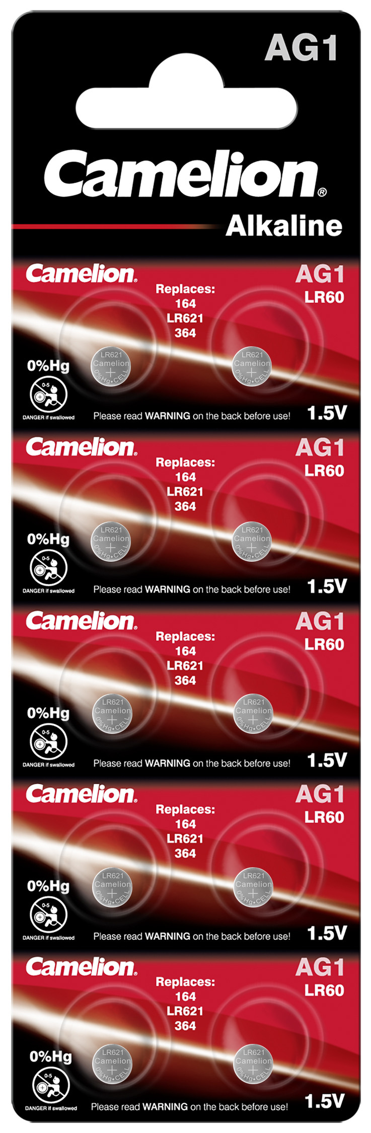 Camelion AG1 - LR621 10x