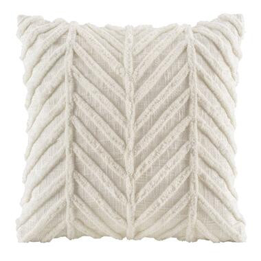 Sierkussen Boas - off white - 45x45 cm - Leen Bakker