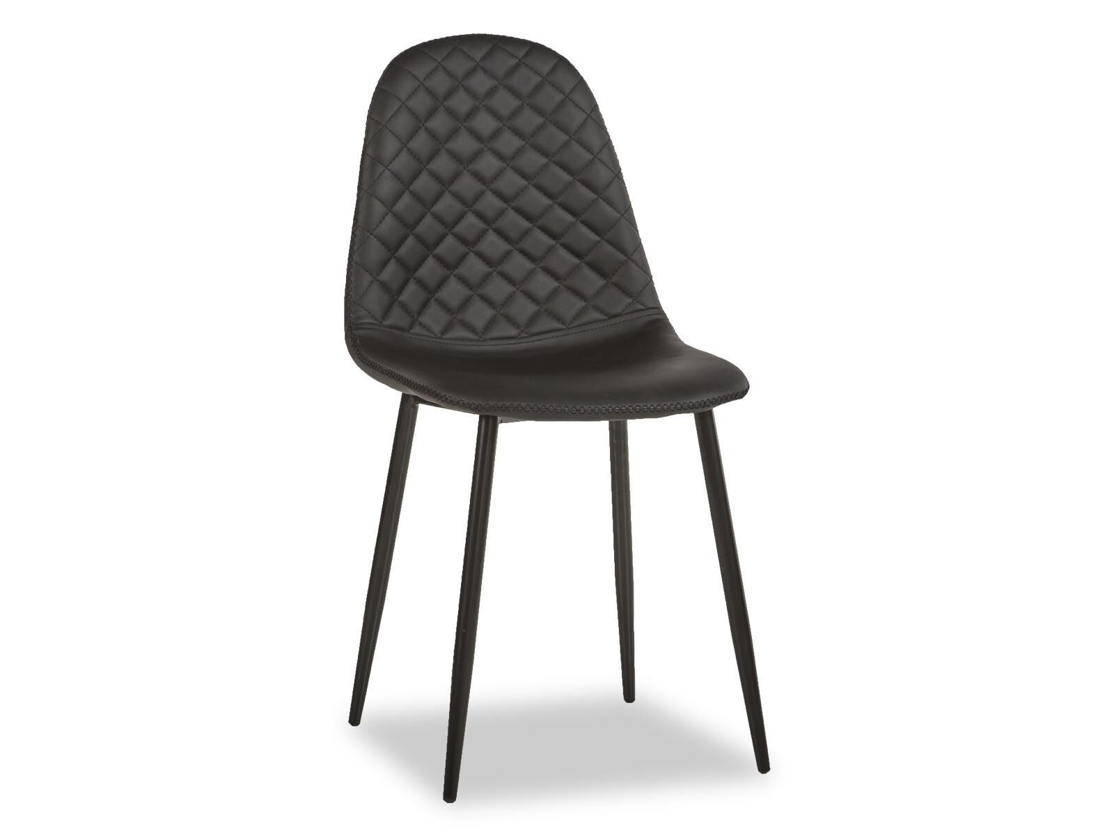 Set van 4 stoelen IZZOU zwart