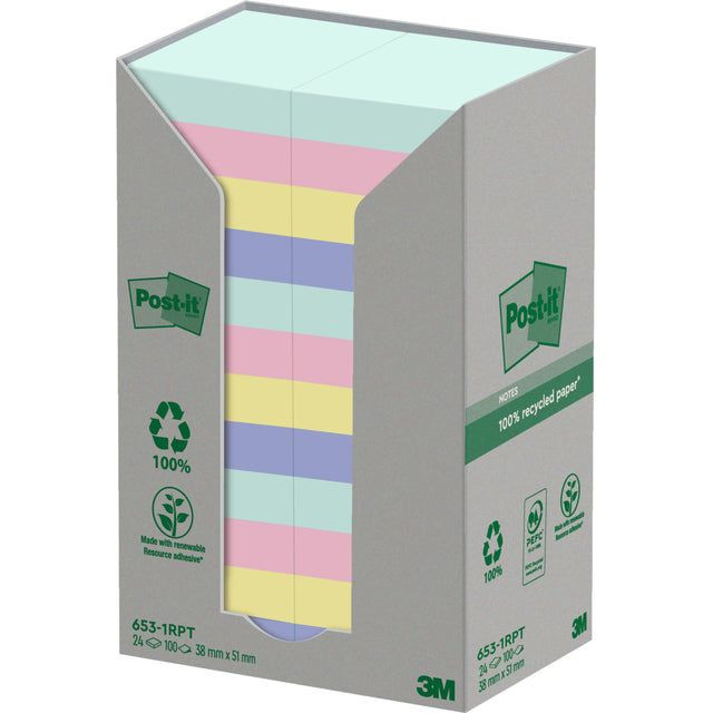 Memoblok 3M Post-it 653 38X51mm | 12 stuks