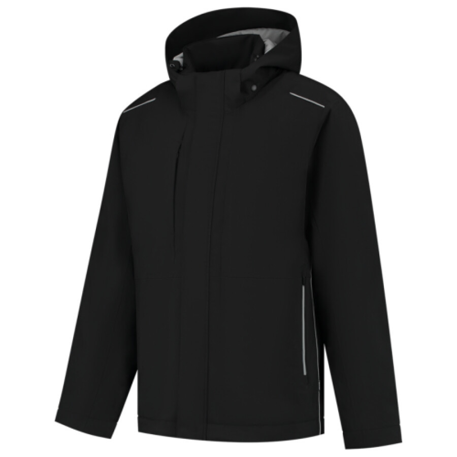 Tricorp Winter Tech Shell Accent zwart-grijs XL