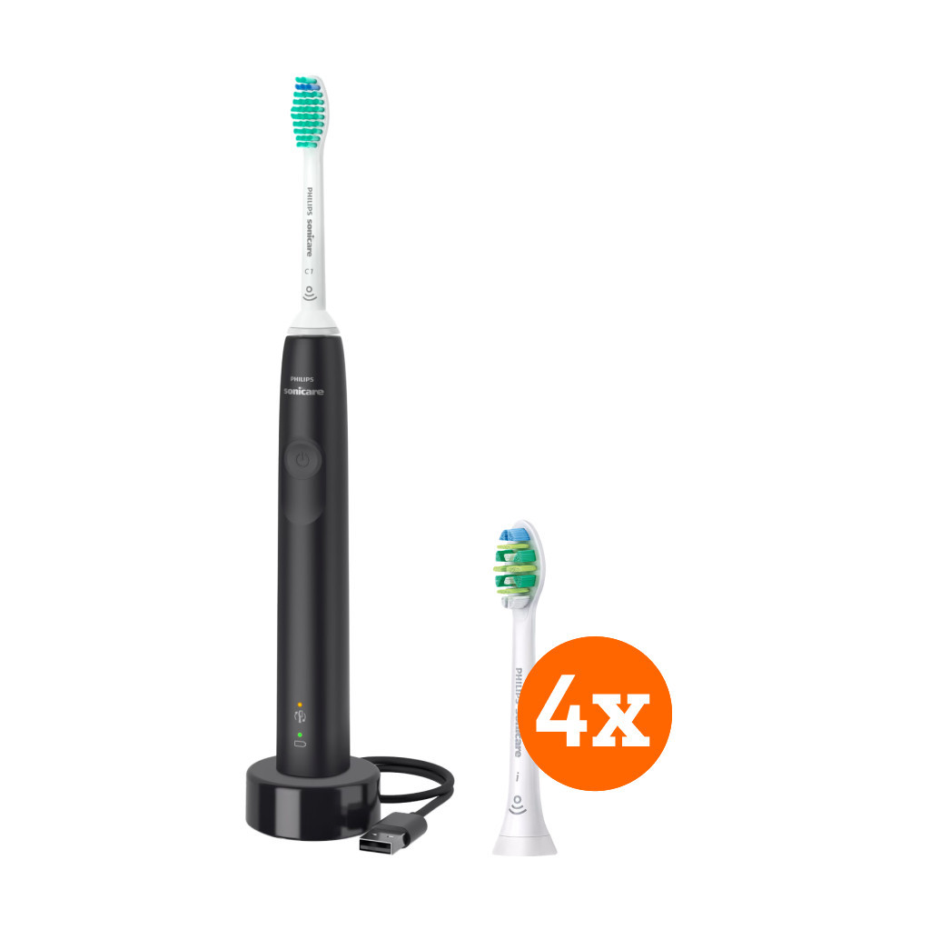 Philips Sonicare 3100 Series HX3671/14 + InterCare opzetborstels (4 stuks)