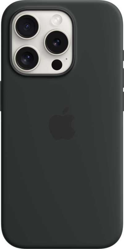 Apple iPhone 15 Pro Back Cover met MagSafe Zwart