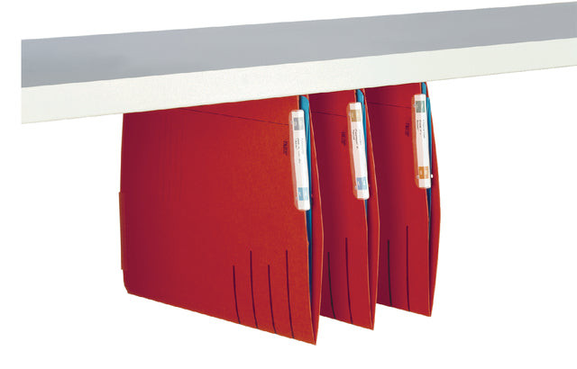 Hangmap Secolor lateraal voor legbord rood | 50 stuks