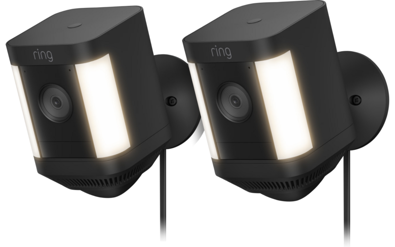 Ring Spotlight Cam Plus - Plug In - Zwart - 2-pack