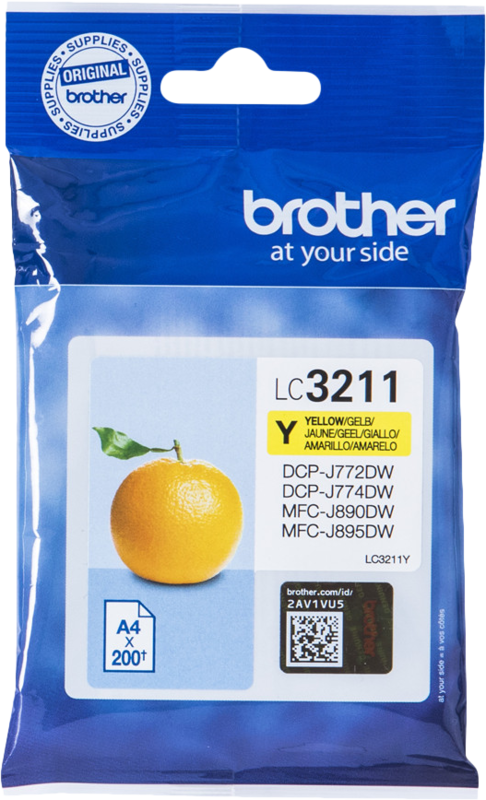 Brother LC-3211 Cartridge Geel