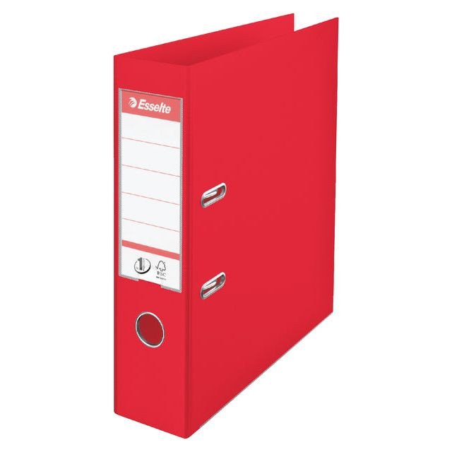 Ordner Esselte Vivida A4 75mm PP rood | 10 stuks