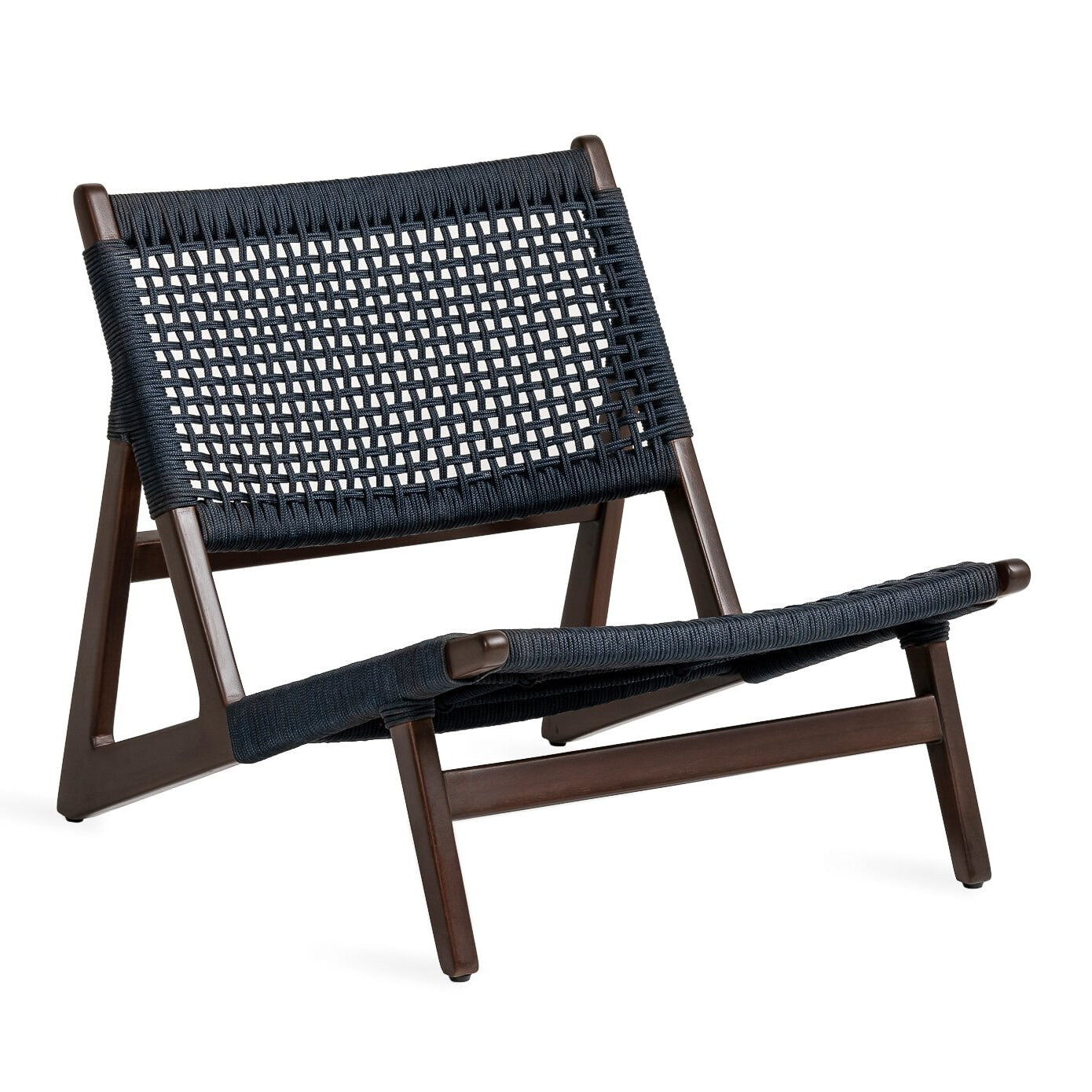 Jesper Home Outdoor Fauteuil Kuwana Espresso Teakhout - Indigo