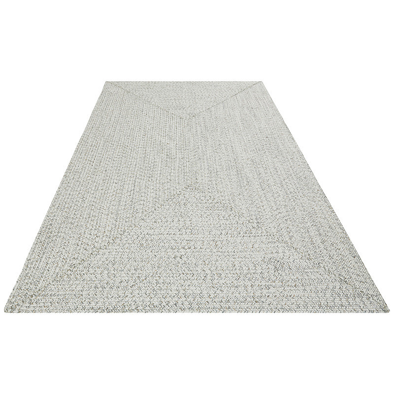 Jute Vloerkleed Braids Grijs - NORTHRUGS - 200x290 cm - Rechthoek - Dekbed-Discounter.nl