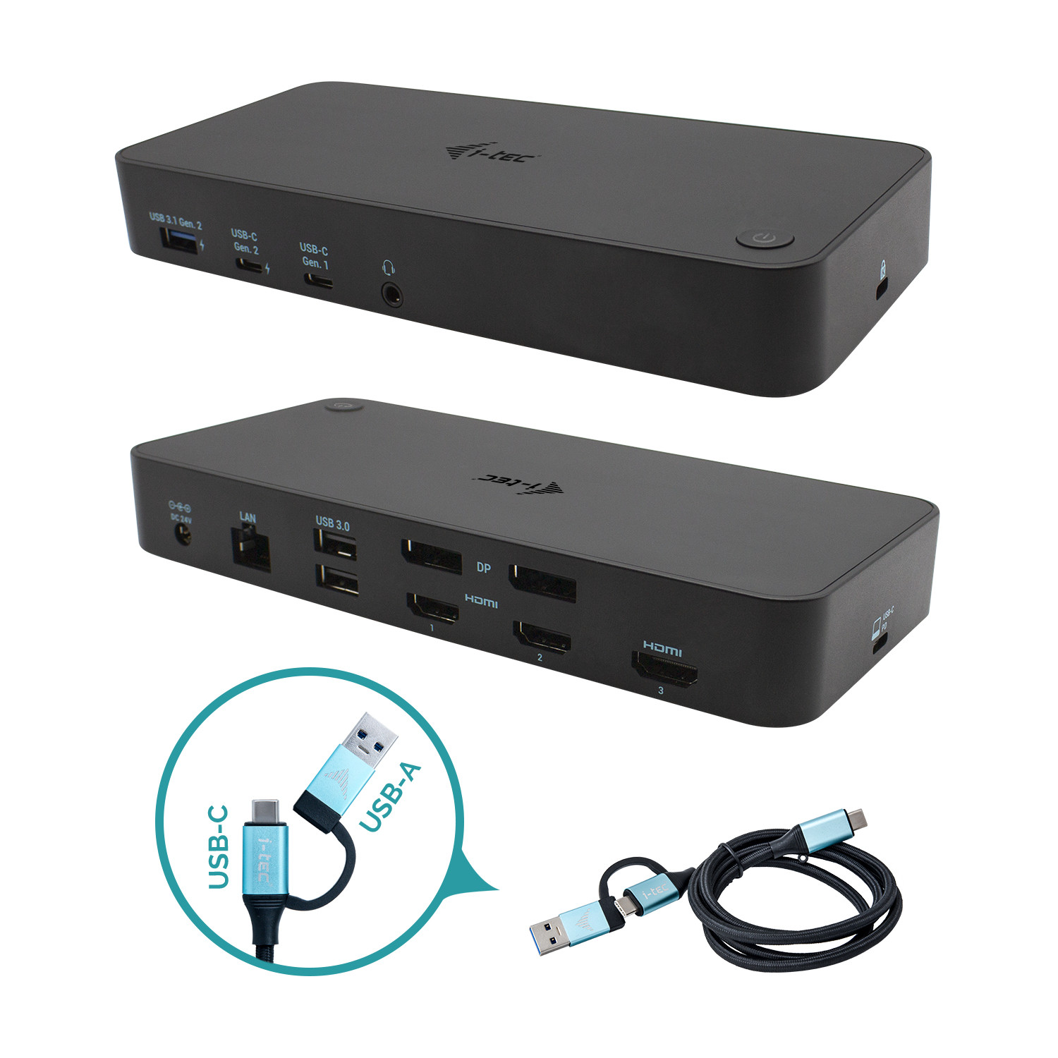 i-tec USB-C Triple 4K Dock 100W