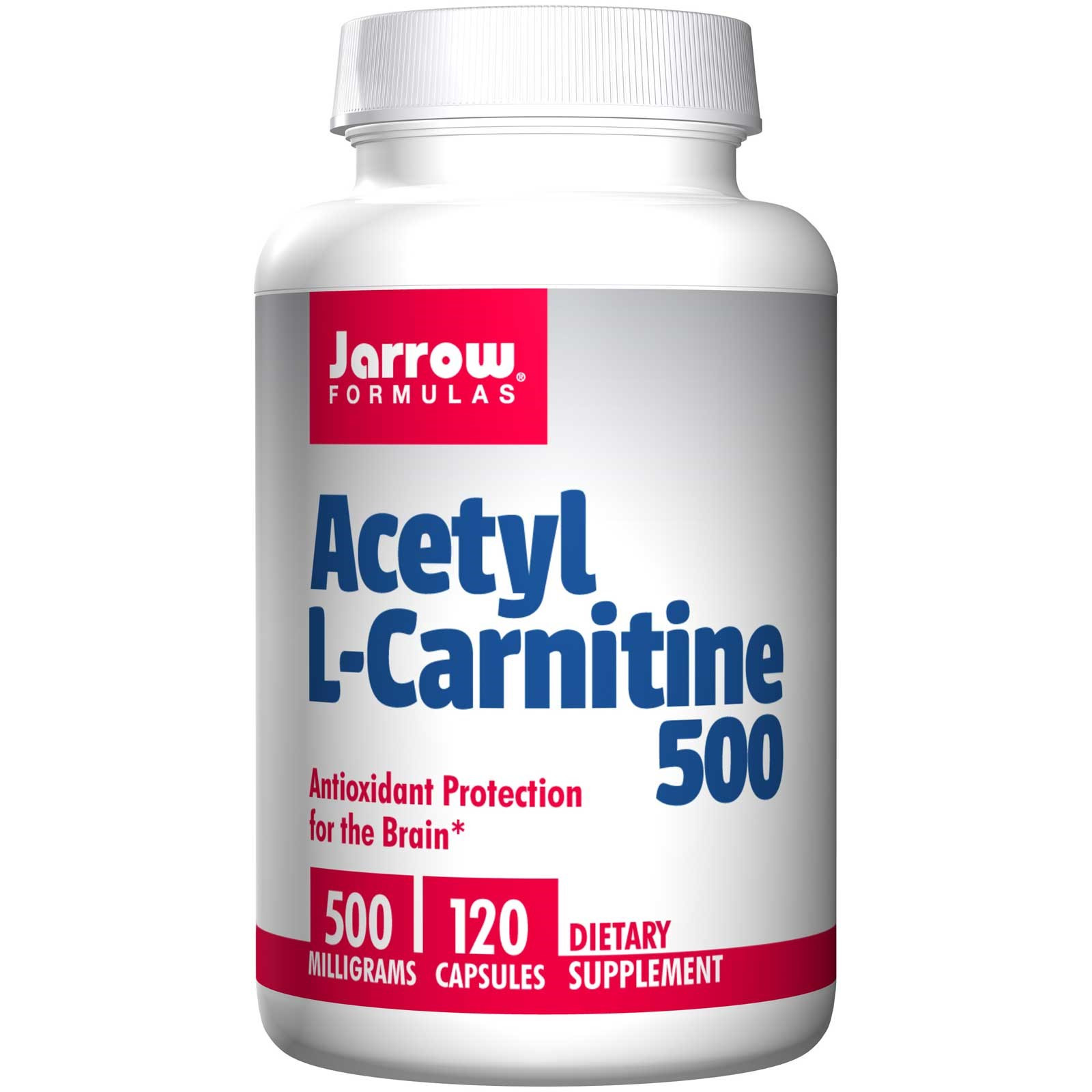 Acetyl L-Carnitine 500, 500 mg (120 Capsules) - Jarrow Formulas