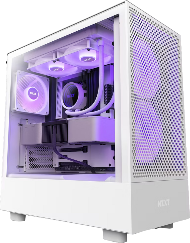 NZXT H5 Flow RGB - White - 2023 Model