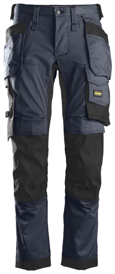 Snickers Workwear stretch werkbroek - met holsterzakken - 6241 - donkerblauw/zwart - maat 54