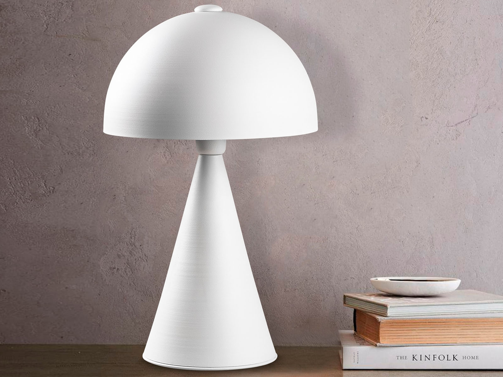 Tafellamp MUSHROOM 1 lamp wit