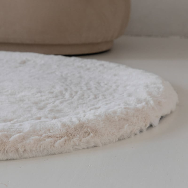 Vloerkleed Comfy Ovaal Creme - Grandstone - 80x120 cm - Dekbed-Discounter.nl