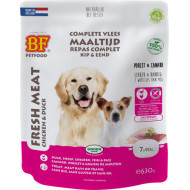 BF Petfood Vleesvoeding kip met eend hondenvoer (portieverpakking) 630 g