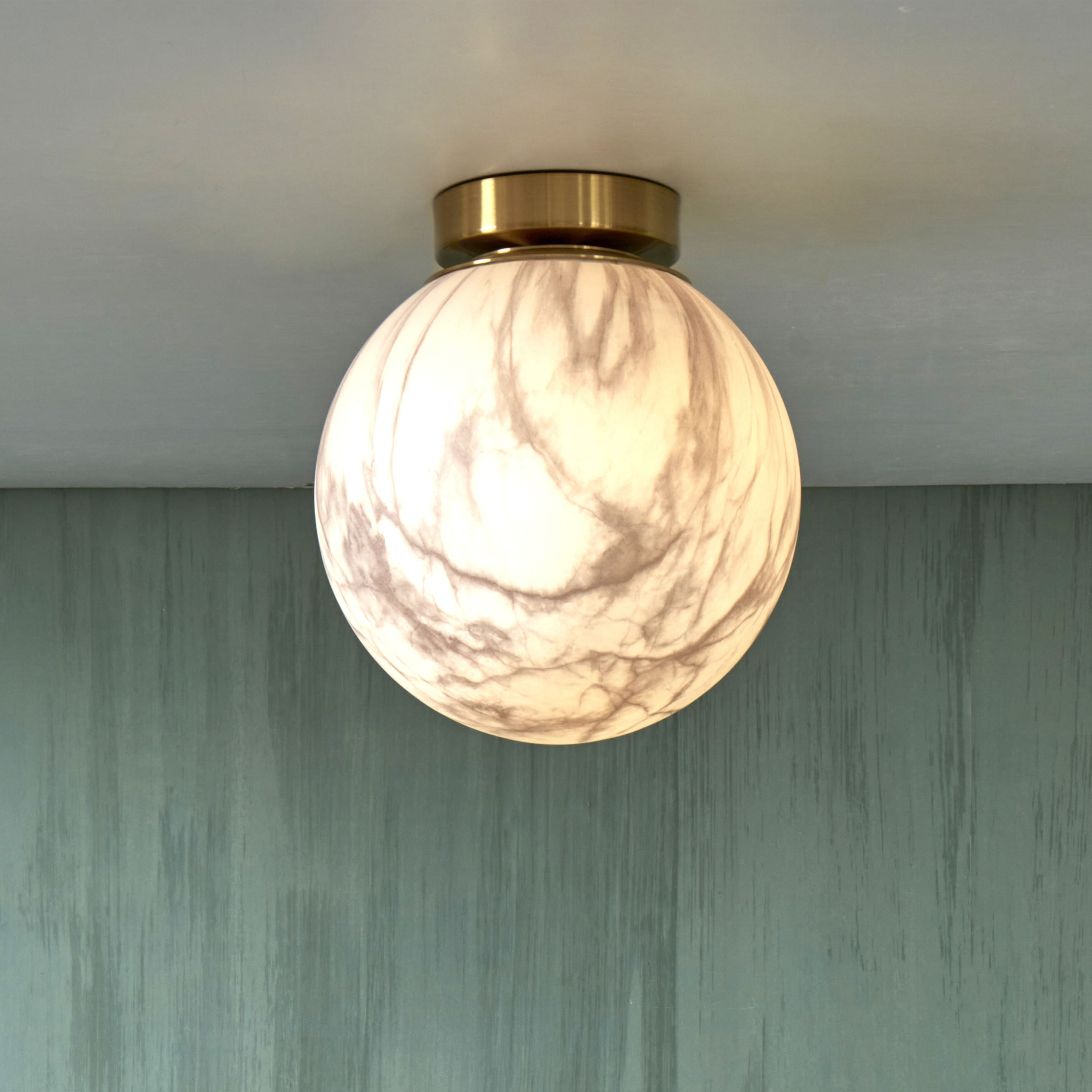 its about RoMi Plafondlamp Carrara Marmerlook - Wit